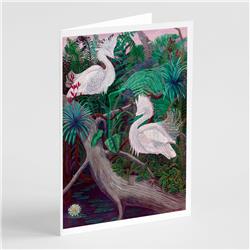 Bird - Egret Greeting Cards & Envelopes - Pack of 8