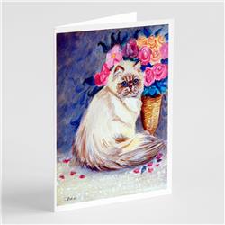 Persian Cat Greeting Cards & Envelopes - Pack of 8