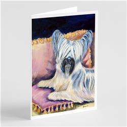 Skye Terrier Greeting Cards & Envelopes - Pack of 8