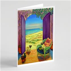 Pug Greeting Cards & Envelopes - Pack of 8