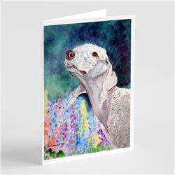 Bedlington Terrier Greeting Cards & Envelopes - Pack of 8