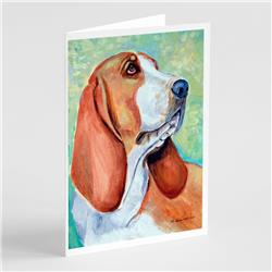 Basset Hound Greeting Cards & Envelopes - Pack of 8
