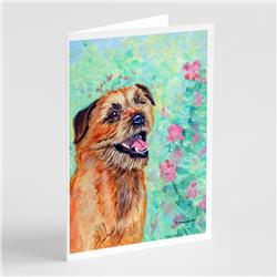 Border Terrier Greeting Cards & Envelopes - Pack of 8
