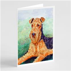 Airedale Terrier Greeting Cards & Envelopes - Pack of 8