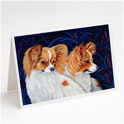 Papillon Greeting Cards & Envelopes - Pack of 8