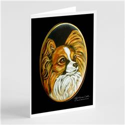 Papillon Greeting Cards & Envelopes - Pack of 8