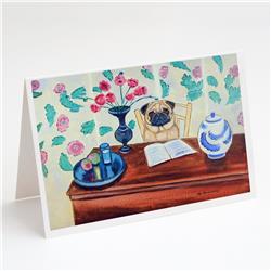 Pug Greeting Cards & Envelopes - Pack of 8