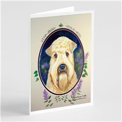 Wheaten Terrier Soft Coated Greeting Cards & Envelopes - Pack of 8