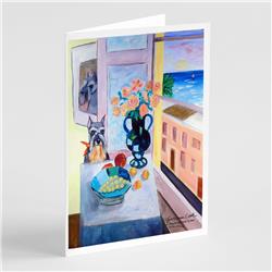 Schnauzer Greeting Cards & Envelopes - Pack of 8