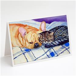 Cat Greeting Cards & Envelopes - Pack of 8