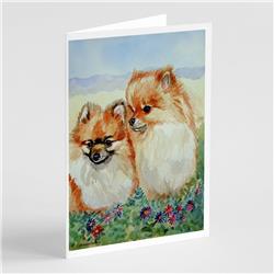 Pomeranian Greeting Cards & Envelopes - Pack of 8