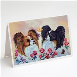Papillon Greeting Cards & Envelopes - Pack of 8