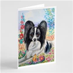 Papillon Greeting Cards & Envelopes - Pack of 8