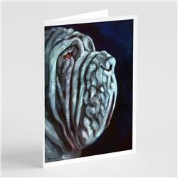 Neapolitan Mastiff Greeting Cards & Envelopes - Pack of 8