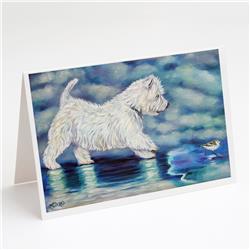 Misty Westie Greeting Cards & Envelopes - Pack of 8