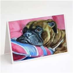 Fawn Boxer Greeting Cards & Envelopes - Pack of 8
