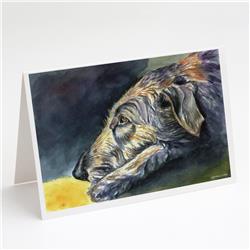 Irish Wolfhound Sleeper Greeting Cards & Envelopes - Pack of 8