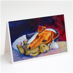 Fox Terrier & Teddy Bear Greeting Cards & Envelopes - Pack of 8