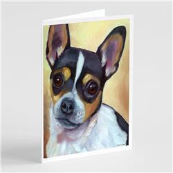 Chihuahua Black & Tan Greeting Cards & Envelopes - Pack of 8