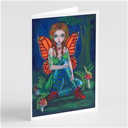 Fairy Monarch Greeting Cards & Envelopes - Pack of 8