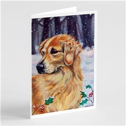 Golden Retriver Holly Greeting Cards & Envelopes - Pack of 8