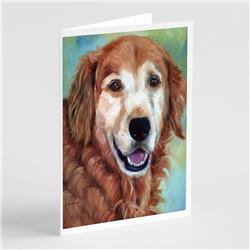 Golden Retriver Good Boy Greeting Cards & Envelopes - Pack of 8