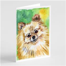 Pomeranian Sissy Greeting Cards & Envelopes - Pack of 8