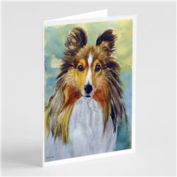 Sheltie Toby Greeting Cards & Envelopes - Pack of 8