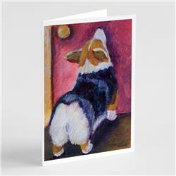 Corgi Let Me in Greeting Cards & Envelopes - Pack of 8