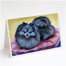 Pomeranian Greeting Cards & Envelopes - Pack of 8