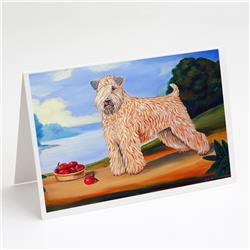 Wheaten Terrier Soft Coated Greeting Cards & Envelopes - Pack of 8