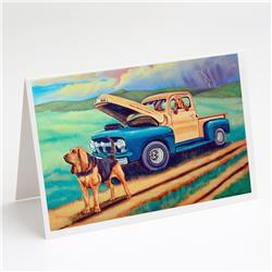Bloodhound Greeting Cards & Envelopes - Pack of 8