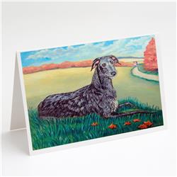 Scottish Deerhound Greeting Cards & Envelopes - Pack of 8