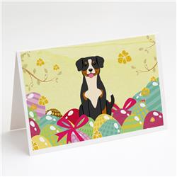 Easter Eggs Entlebucher Greeting Cards & Envelopes - Pack of 8