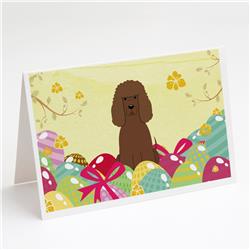 Easter Eggs Irish Water Spaniel Greeting Cards & Envelopes - Pack of 8