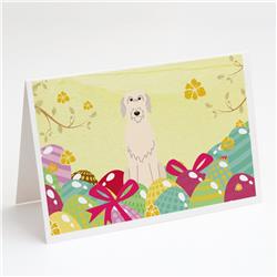 Easter Eggs Irish Wolfhound Greeting Cards & Envelopes - Pack of 8