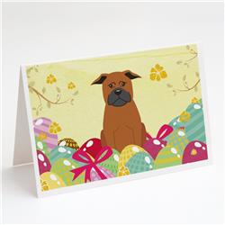 Easter Eggs Chinese Chongqing Dog Greeting Cards & Envelopes - Pack of 8