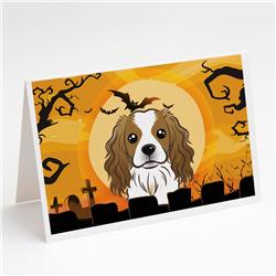 Halloween Cavalier Spaniel Greeting Cards & Envelopes - Pack of 8
