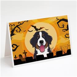 Halloween Bernese Mountain Dog Greeting Cards & Envelopes - Pack of 8