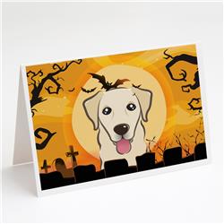 Halloween Golden Retriever Greeting Cards & Envelopes - Pack of 8