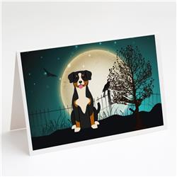 Halloween Scary Entlebucher Greeting Cards & Envelopes - Pack of 8