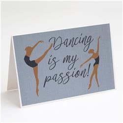Dancing is My Passion Greeting Cards & Envelopes - Pack of 8