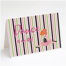 Ballet Dance is My Life Red Greeting Cards & Envelopes - Pack of 8