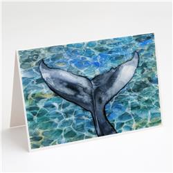 Whale Tail Greeting Cards & Envelopes - Pack of 8