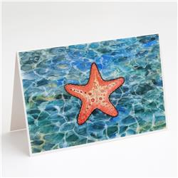 Starfish Greeting Cards & Envelopes - Pack of 8