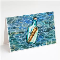 Message in a Bottle Greeting Cards & Envelopes - Pack of 8