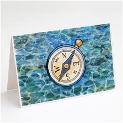 Compass Greeting Cards & Envelopes - Pack of 8