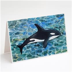 Killer Whale Orca Greeting Cards & Envelopes - Pack of 8