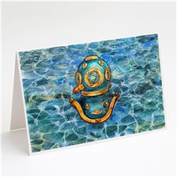 Deep Sea Diving Helmet Greeting Cards & Envelopes - Pack of 8