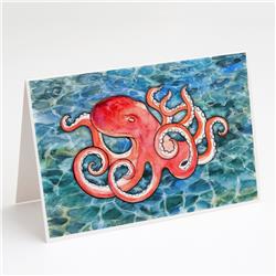 Octopus Greeting Cards & Envelopes - Pack of 8